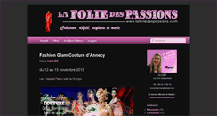 Desktop Screenshot of lafoliedespassions.com