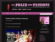 Tablet Screenshot of lafoliedespassions.com